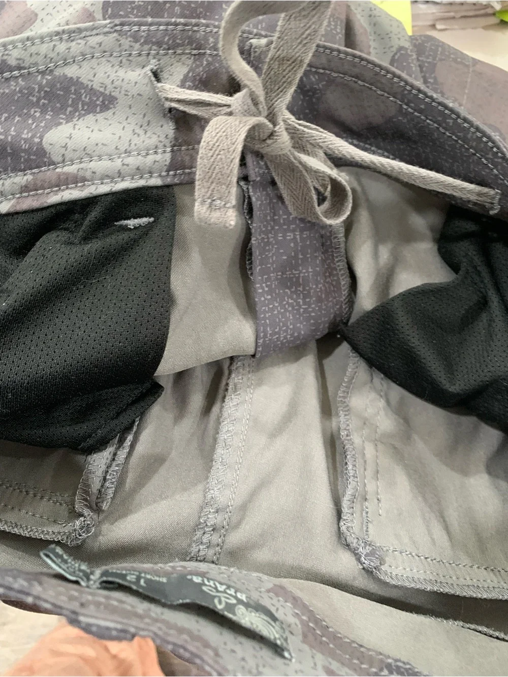 Prana size 12 Camouflage Nylon Blend Straight Leg Pants Hiking